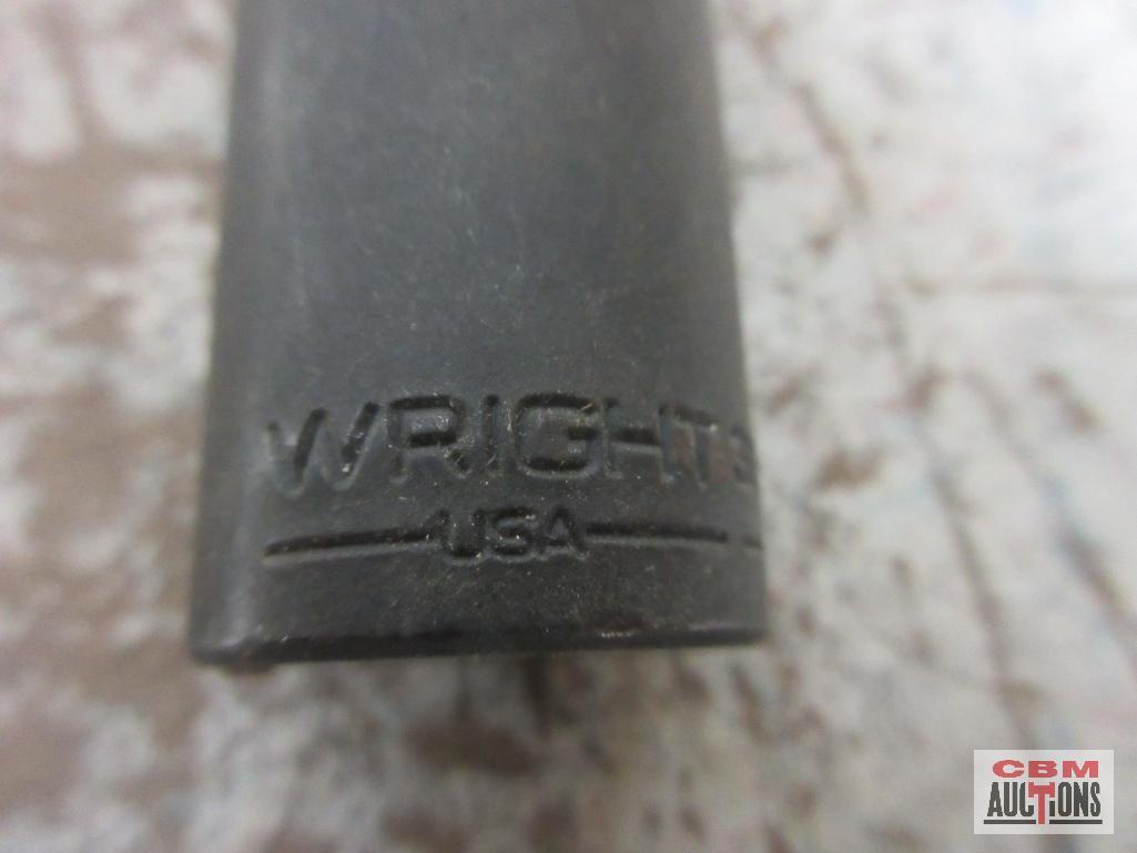 Wright 12pc 3/8" Drive, 6pt Impact Socket Set w/ Storage Rail - USA 5/16", 3/8", 1/2", 3/16", 5/8",