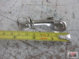 #5025 _ 1/2" Nickel Bolt Snaps w/ Swivel End - Set of 10