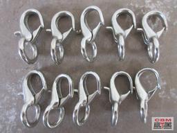 #105 _ 5/8" Lobster Claw Snaps - Set of 10