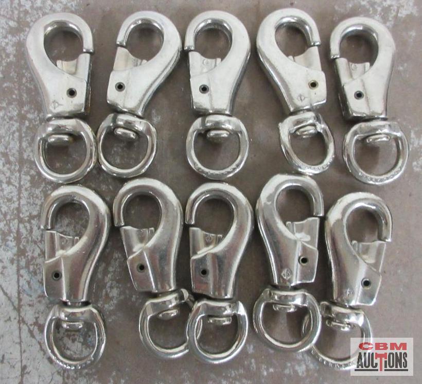 #3142 _ 7/8" Bull Snaps w/ Swivel End - Set of 10