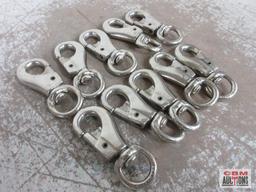 #3142 _ 7/8" Bull Snaps w/ Swivel End - Set of 10