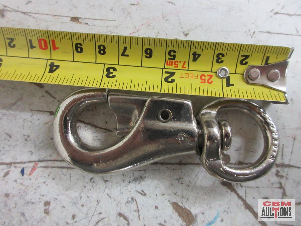 #3142 _ 7/8" Bull Snaps w/ Swivel End - Set of 10