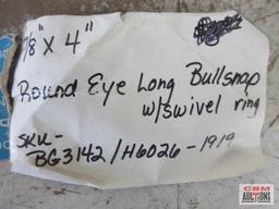 #3142 _ 7/8" Bull Snaps w/ Swivel End - Set of 10