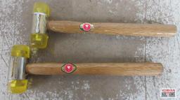 Yellow Double Face Hammers - Set of 2