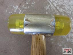 Yellow Double Face Hammer & Claw Hammer