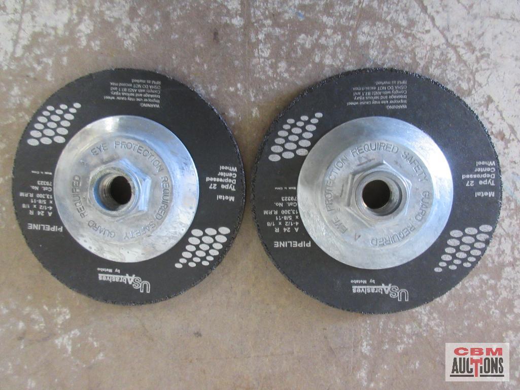 Metabo 79323 4-1/2" x 1/8" x 5/8"-11 Depressed Center Grinding Wheels - Set of 10(+/-)