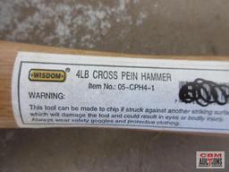 Wisdom 4lb Cross Pein Hammer & 3lb Sledge Hammer