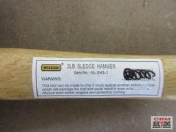 Wisdom 4lb Cross Pein Hammer & 3lb Sledge Hammer