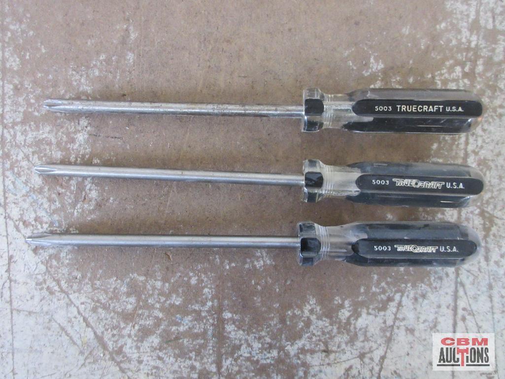 Truecraft 5003 3pc Screwdriver Set & Ball Pein Hammer