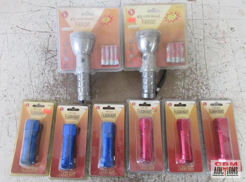 8pc Flashlight Set