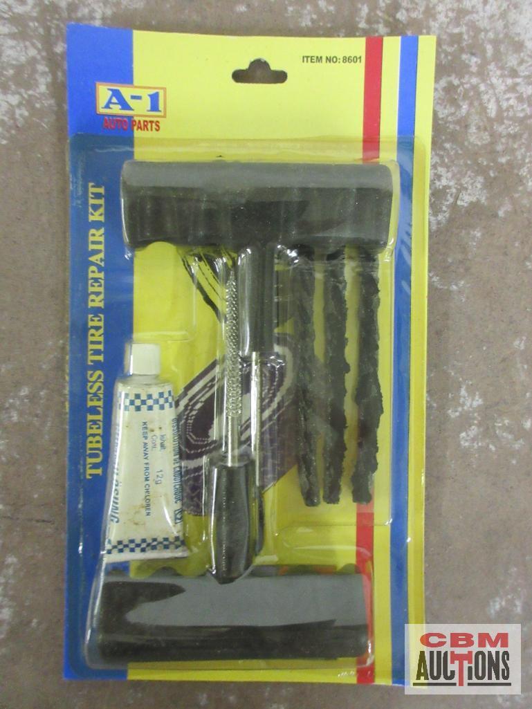 A-1 Auto Parts 8601 Tireless Tire Repair Kits - Set of 12(+/-)