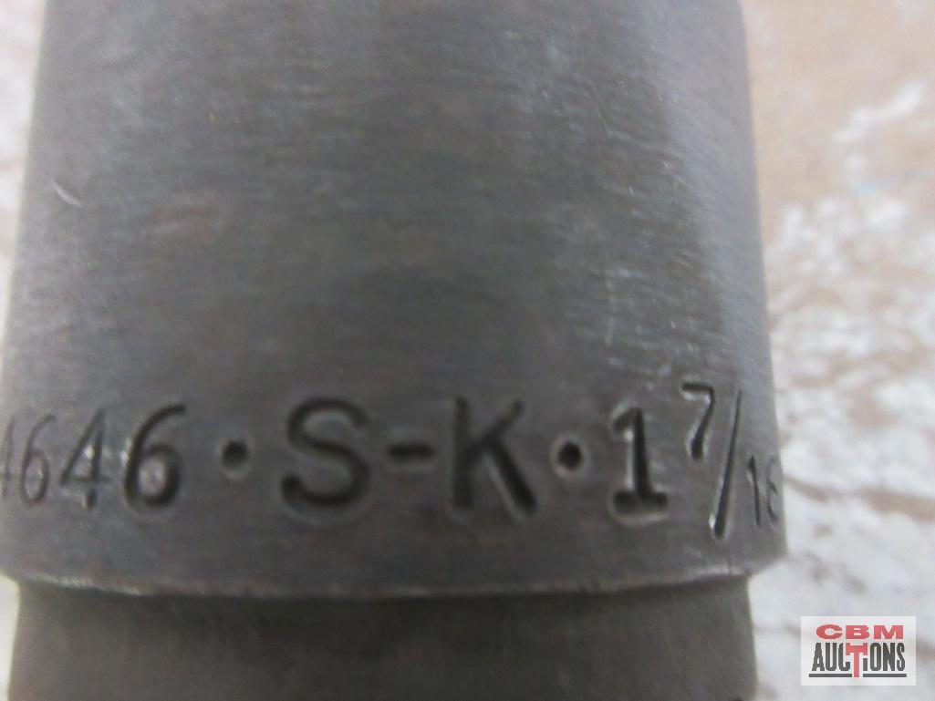 SK Tools 6pc 3/4" Drive, 6pt, SAE Impact Socket Set - USA 1", 1-7/16", 1-7/16", 5/8", 5/8" & 5/8"