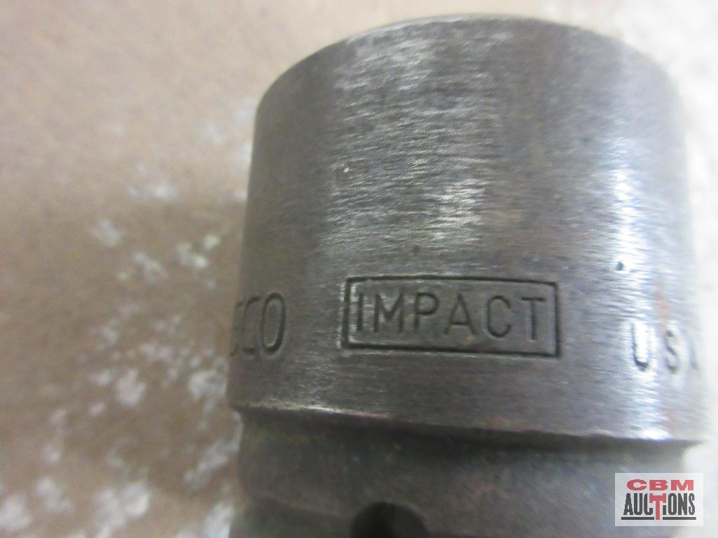 Easco 5pc 3/4" Drive, 6pt, SAE Impact Socket Set - USA 1", 1", 1-1/16", 1-1/4", 1-3/8"