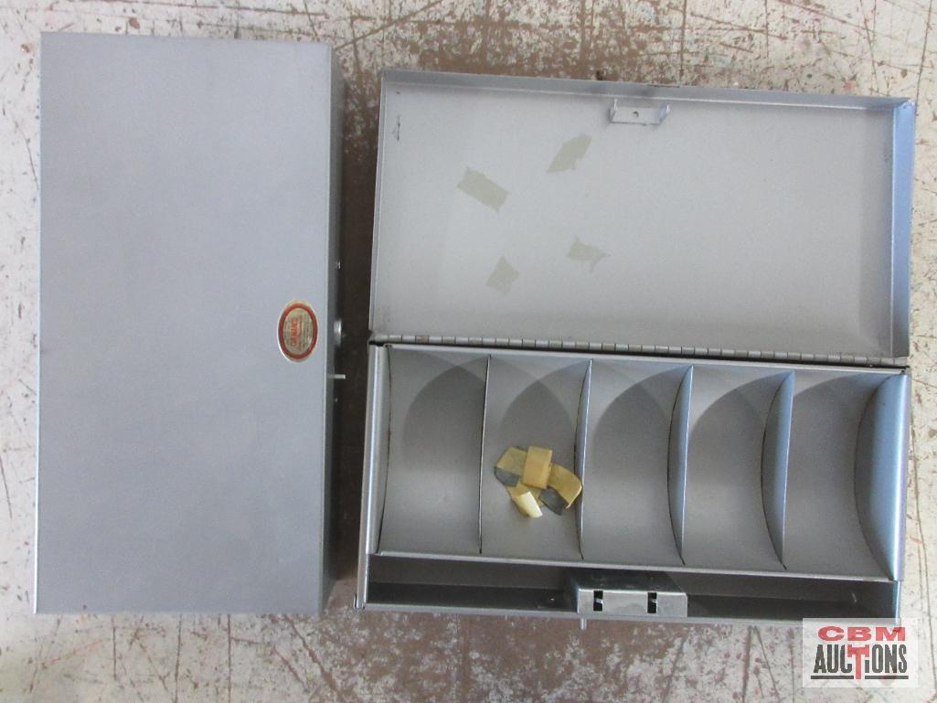 Curmanco Metal Cash Boxes w/ Keys - Set of 2