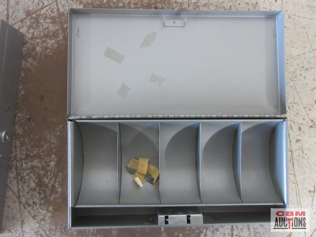 Curmanco Metal Cash Boxes w/ Keys - Set of 2
