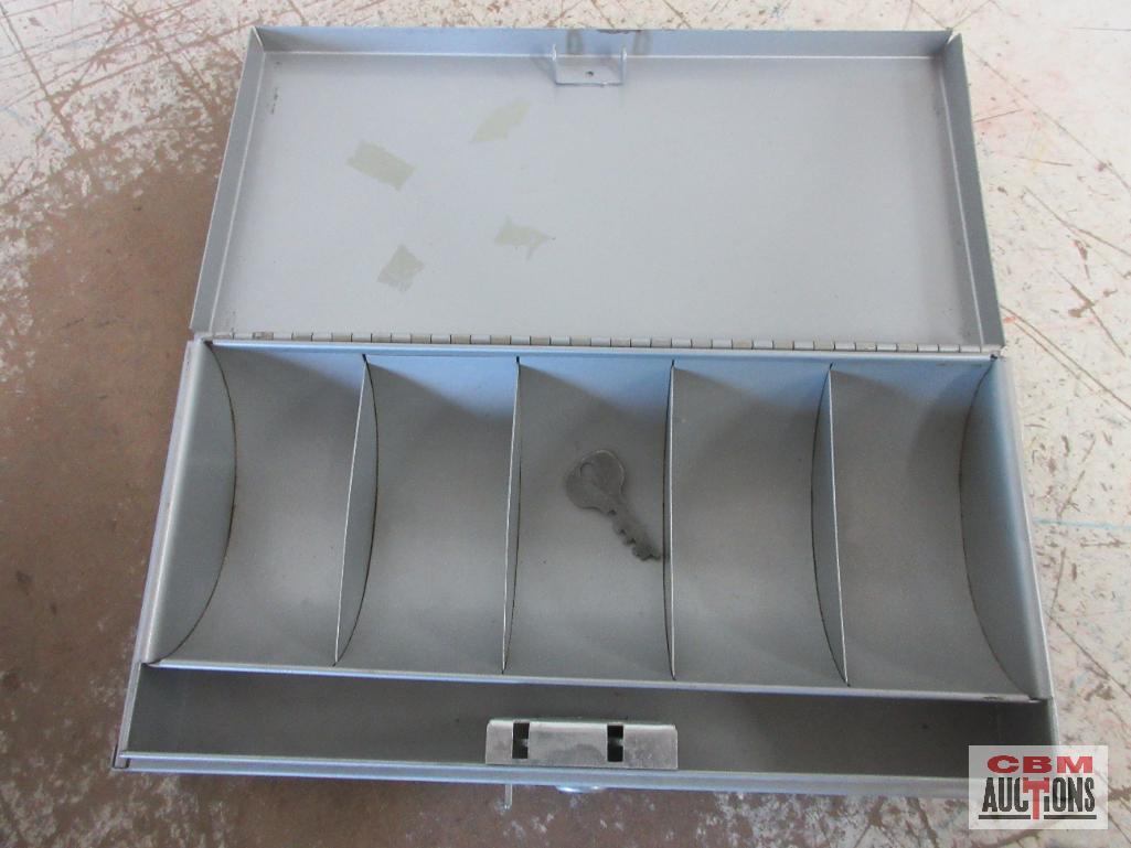 Curmanco Metal Cash Boxes w/ Keys - Set of 2