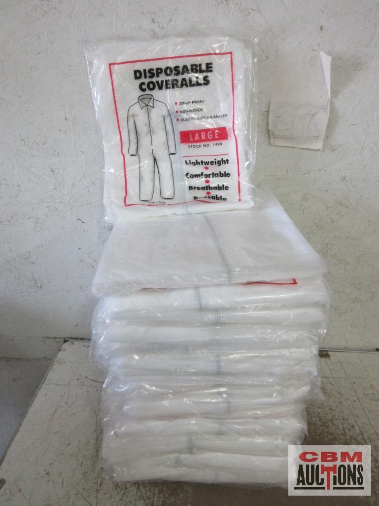 AES-1480 Large Disposable Coveralls - Set of 25(+/-) 3M 07191 Small/Petite Dual Cartridge Respirator