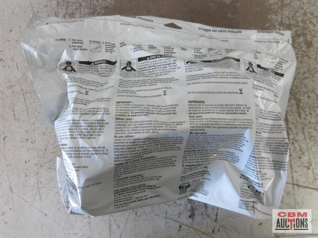 AES-1480 Large Disposable Coveralls - Set of 25(+/-) 3M 07191 Small/Petite Dual Cartridge Respirator