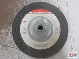 Jet Red-Line 7" x 1/4" x 5/8"-11, A24R Grit, Grinding Wheels - Set of 10(+/-)