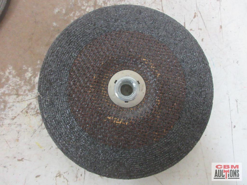 Jet Red-Line 7" x 1/4" x 5/8"-11, A24R Grit, Grinding Wheels - Set of 10(+/-)