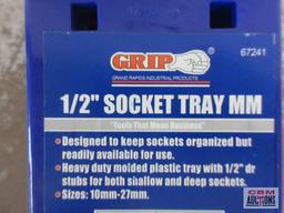 Grip 1/2" Metric & SAE Socket Trays