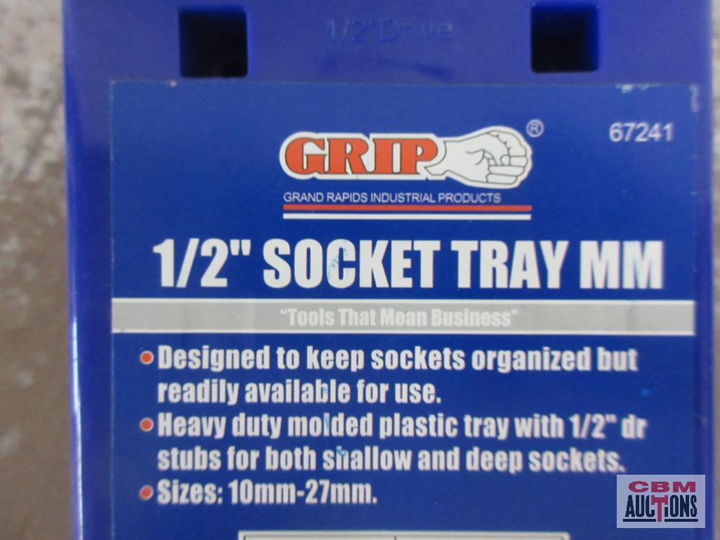 Grip 1/2" Metric & SAE Socket Trays