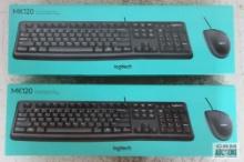 Logitech MK120 Plug & Play USB Combo - Set of 2