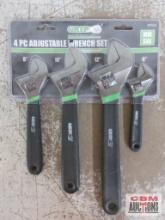Grip 87042 4pc Adjustable Wrench Set mm/SAE - 6", 8", 10" & 12"
