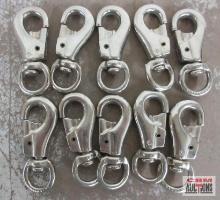 #3142 _ 7/8" Bull Snaps w/ Swivel End - Set of 10