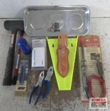 Hand Tool Assortment & Misc. Slip Joint Pliers, Portable Phone Charger, Champion Brute Professional