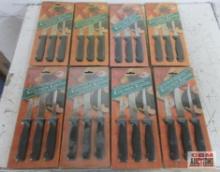 E-Z Cuisine 3pc Never Needs Sharpening Kitchen Knives - Set of 8
