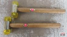 Yellow Double Face Hammers - Set of 2