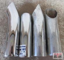 Assorted Exhaust Tips - Set of 4