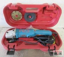 American Tool Exchange Angle Grinder & Accessories w/ Molded Storage Case - Does Not Run