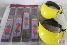 2pc Cap Racks & 2 Face Shield Helmets - NO Face Shield