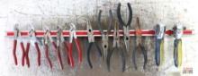 Magnetic Source 24" Magnetic Tool Rail w/ Plier & Ratchet Assortment