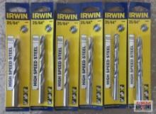 Irwin 60525 25/64" General Purpose Drill Bits - Set of 6
