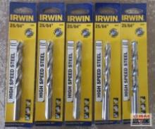 Irwin 60525 25/64" General Purpose Drill Bits - Set of 5
