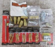 Milton Air Hose/Tire Supplies Dual Air/Water Filled Tire Gauge, Male Coupler, Brass Hose Menders &