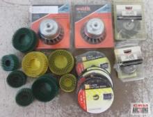 Roloc Bristle Brushes, Knotted Cup Brush, 4" Cutting Wheels & Wire Brush
