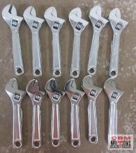 4" Adjustable Wrenches - Set of 12(+/-)