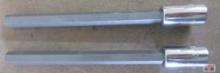 SK Tools 45912 3/8" Drive Long Hex Chrome Bit Sockets - USA Set of 2