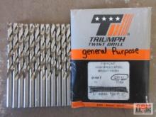 Triumph 118 Point High Speed Steel, Bright Finish Drill Bits - Set of 12