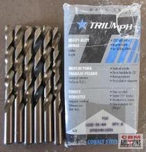 Triumph Cobalt Steel Heavy Duty 31/64" Jobbler Length Drill Bits