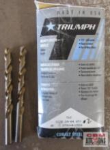 Triumph Cobalt Steel Heavy Duty Jobbler Length 29/64" Drill Bits