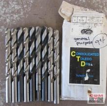 Consolidated Toledo General Purpose 31/64" High Drill Bits - USA