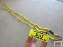 15'(+/-) Yellow Tow Rope w/ 7/16" Hooks