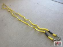 15'(+/-) Yellow Tow Rope w/ 7/16" Hooks