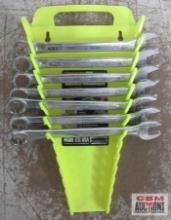 SK Tools (USA) 19mm Combination Wrenches Set of 7 w/ Ernst Wrench Rack