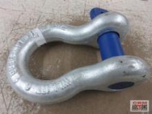 Peer-Lift 8059105 1-1/2" Screw Pin Anchor Shackle WLL: 17 Ton